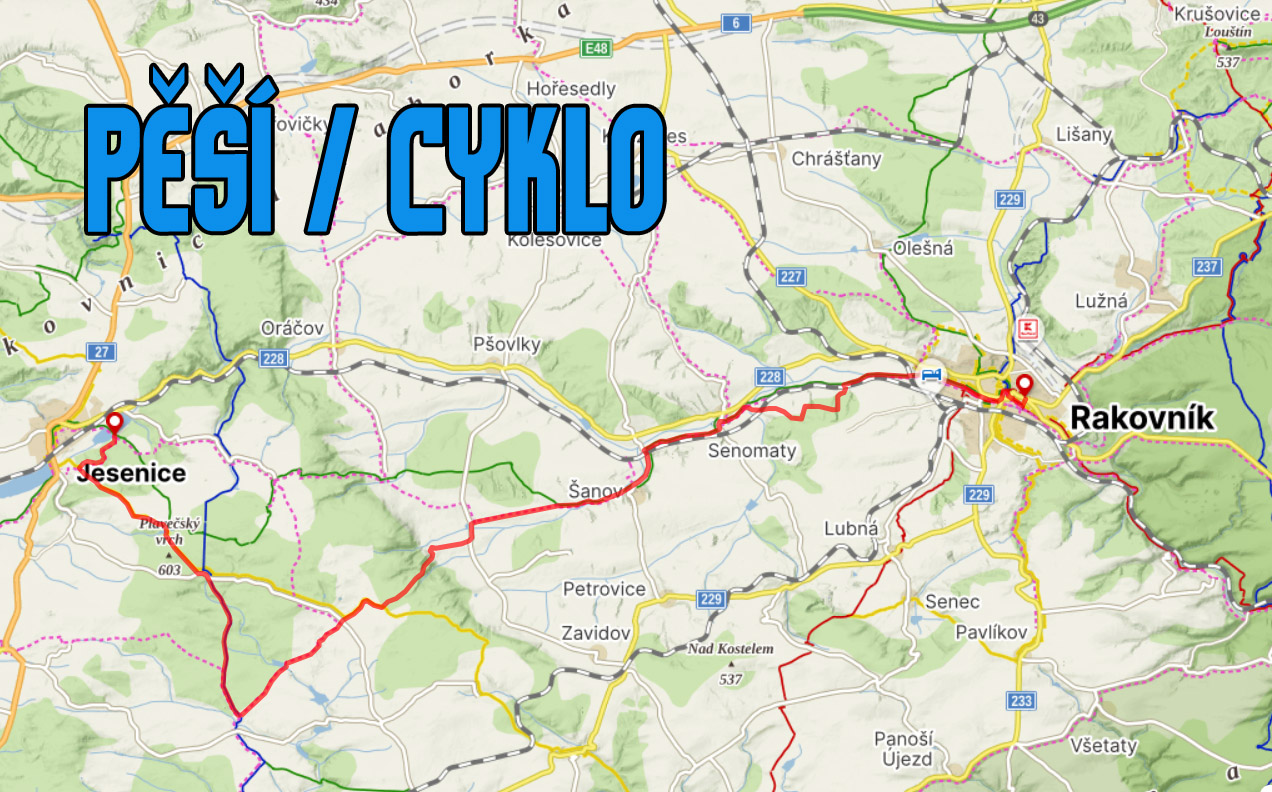 Pěší i cyklo
